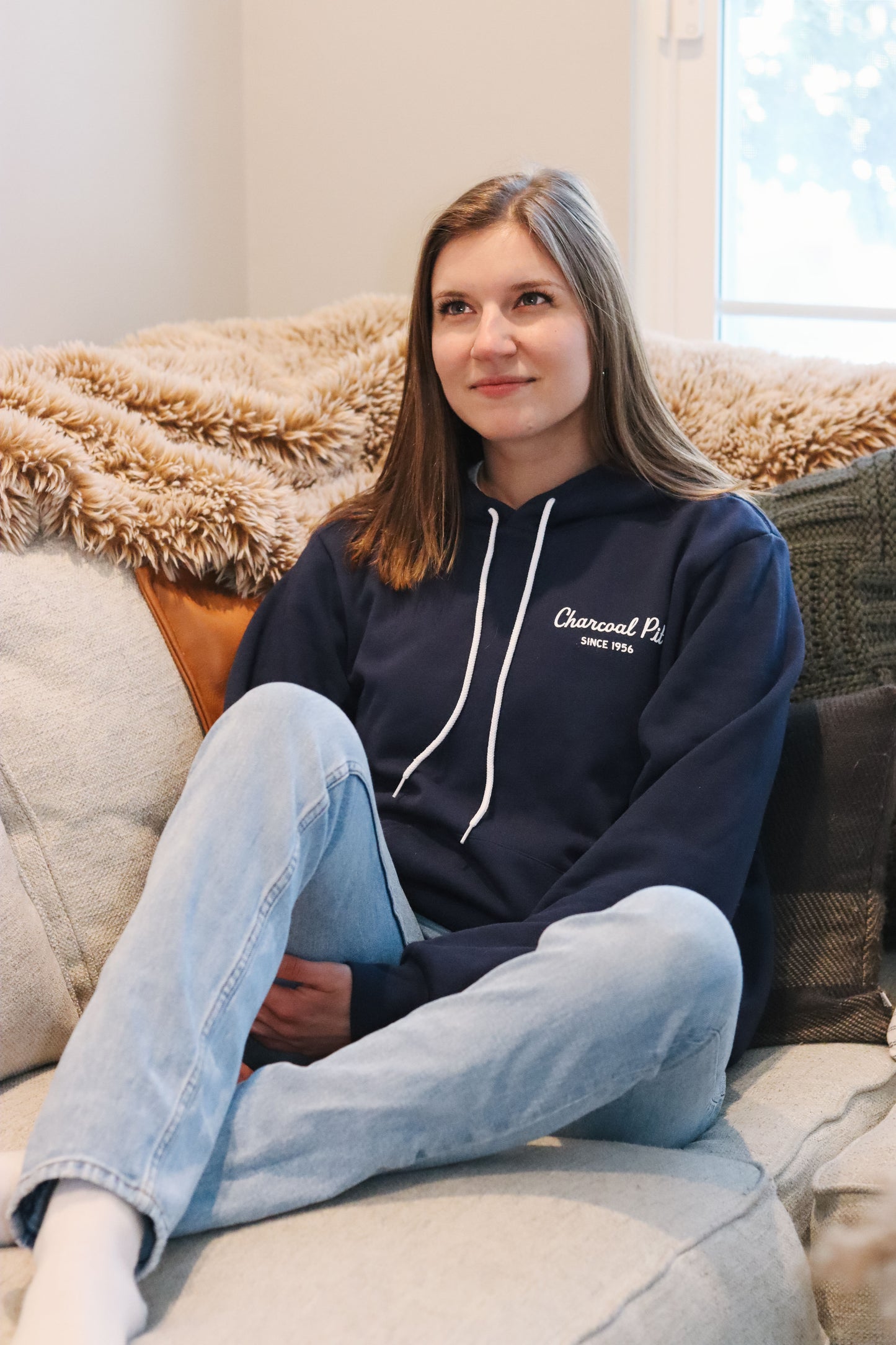 Navy Blue Hoodie