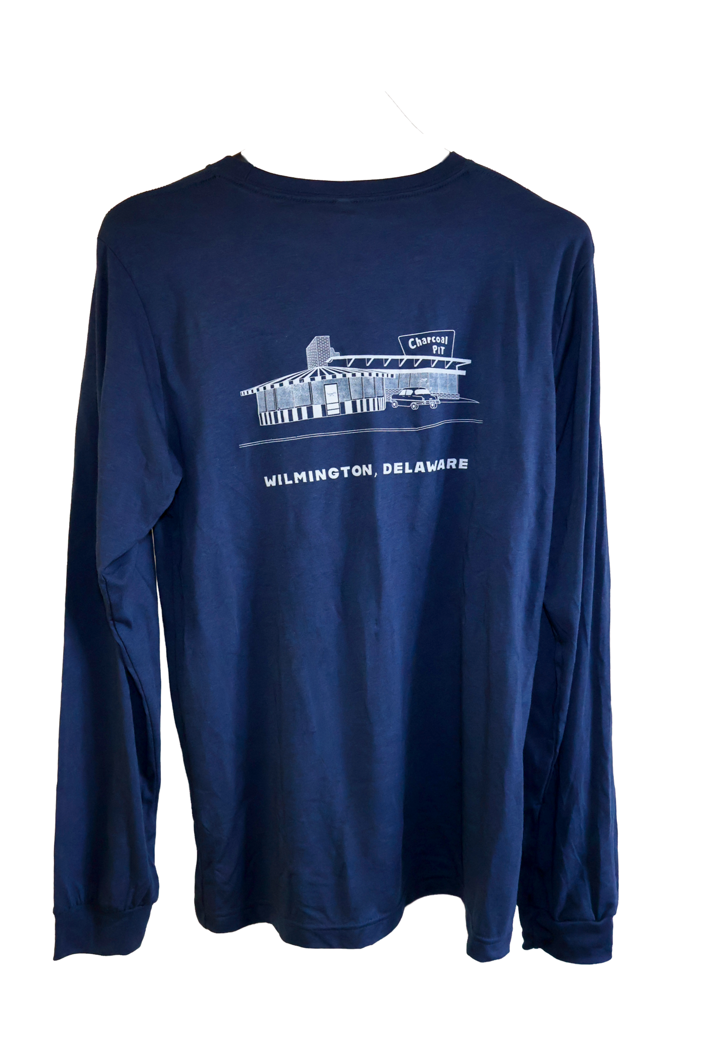 Blue Charcoal Pit Long Sleeve Tee