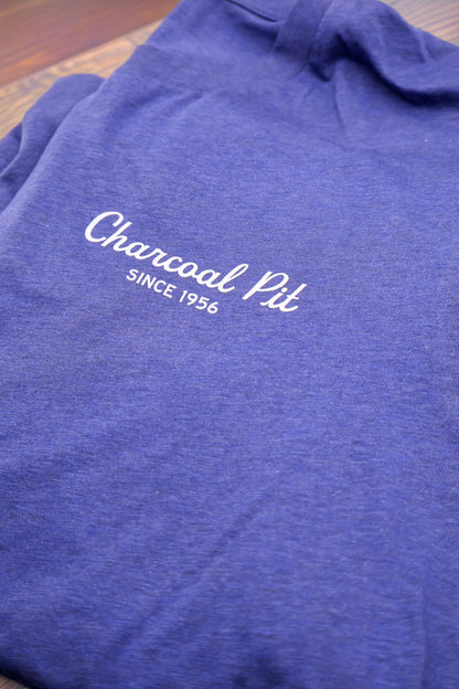 Blue Charcoal Pit Long Sleeve Tee