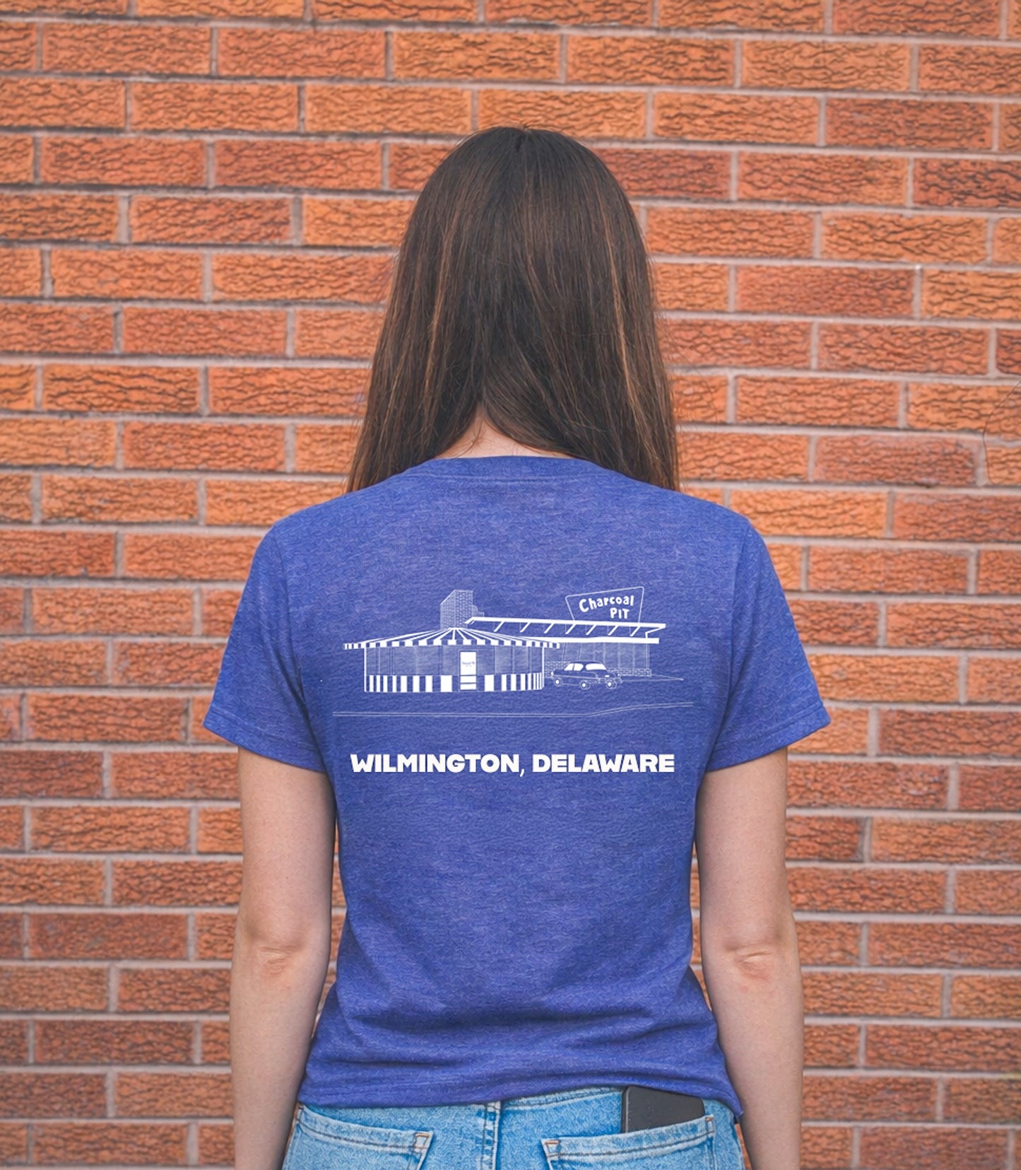 Blue Charcoal Pit Wilmington Tee