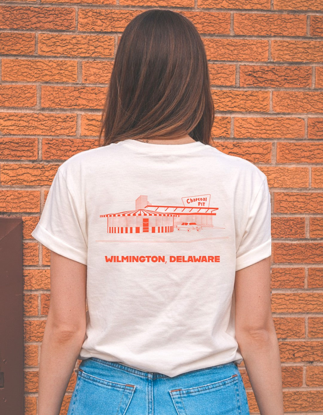 Off-White Charcoal Pit Wilmington Tee
