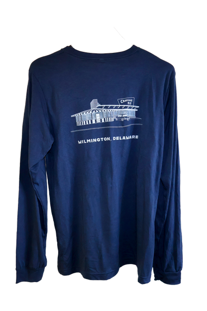 Blue Charcoal Pit Long Sleeve Tee